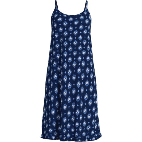 Women's Cooling Knee Length Slip Nightgown, Front