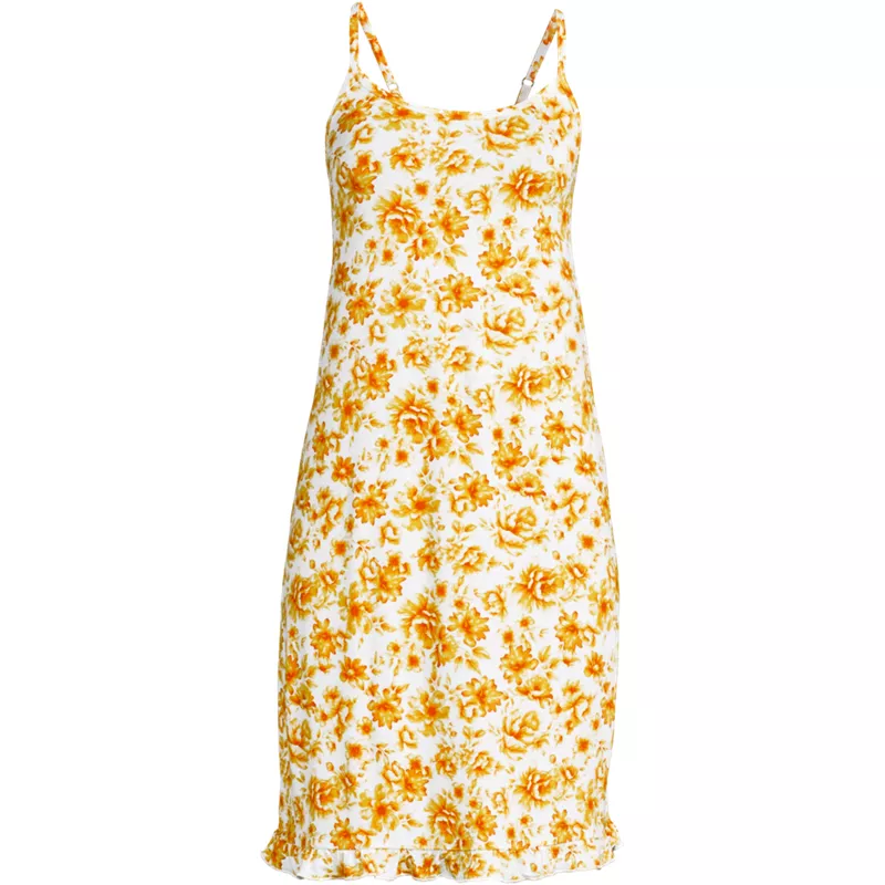 Women's Cooling Knee Length Slip Nightgown, Front