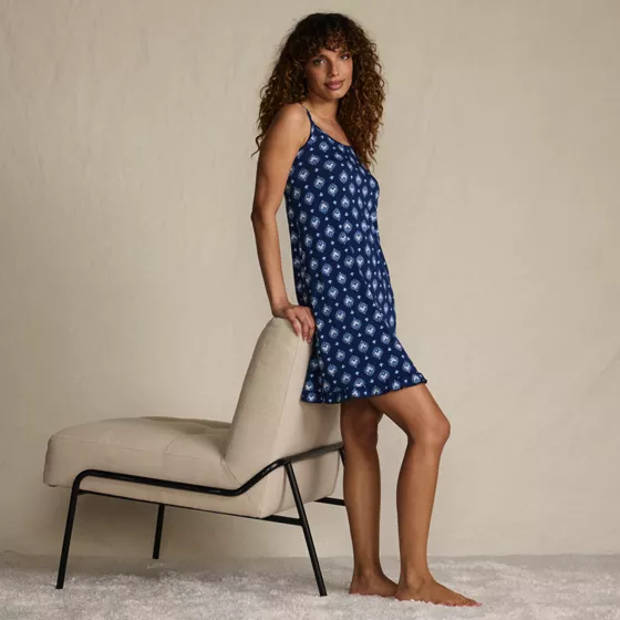 Women's Cooling Knee Length Slip Nightgown - primary