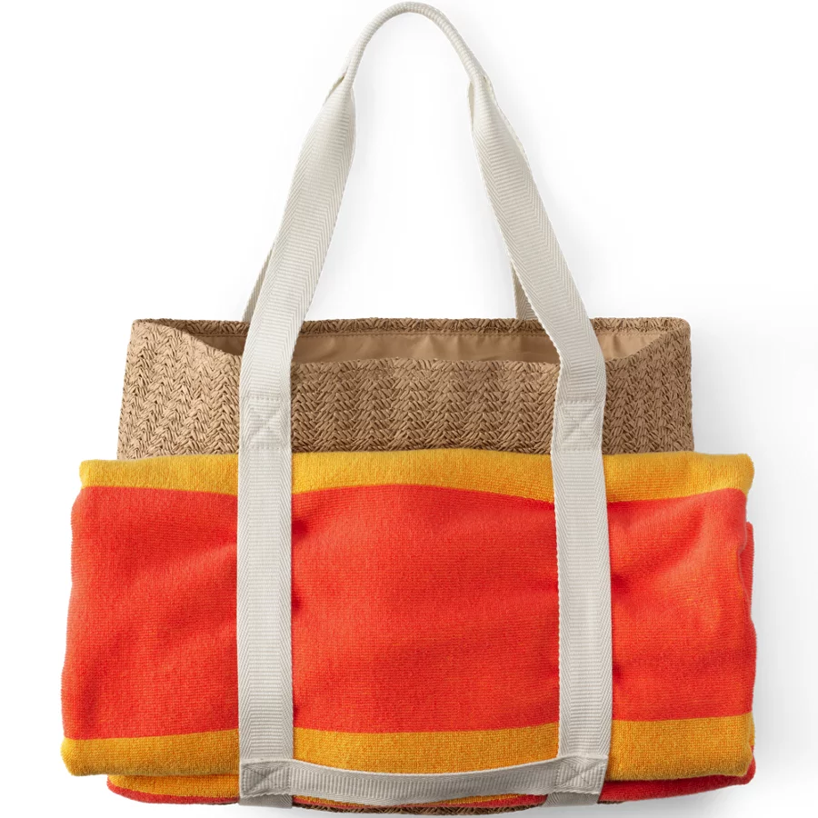 Straw Tote Bag view 6