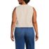 Women's Plus Size Linen Blend Button Front Vest, Back