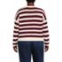 Women's Plus Size Cotton Blend Pointelle Crew Neck Sweater, Back