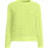 Women's Cotton Blend Pointelle Crew Neck Sweater, Front