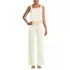 Women's Cooling 2 Piece Pajama Set - Sleeveless Square Neck Top and Pants, Front