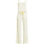 Women's Cooling 2 Piece Pajama Set - Sleeveless Square Neck Top and Pants