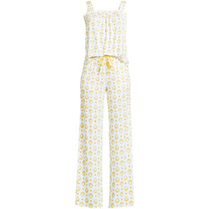 Women's Cooling 2 Piece Pajama Set - Sleeveless Square Neck Top and Pants - image 3