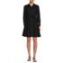 Women's Poplin Button Front Dress with Godets, Front