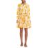 Women's Poplin Button Front Dress with Godets, Front