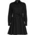 Women's Poplin Button Front Dress with Godets, Front