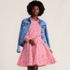Women's Poplin Button Front Dress with Godets, alternative image