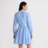 Women's Poplin Button Front Dress with Godets, Back