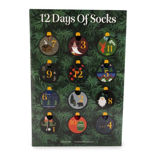 Muk Luks Women's 12 Days of Christmas Socks - 12 Pack, alternative image