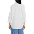 Women's Petite Cooling Popover Oversized Tunic, Back