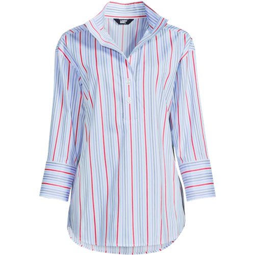 Chemise Henley à manches courtes en lin – Elise Bruxelles