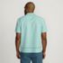 Men's Linen Cotton Pintuck Camp Collar Shirt, Back