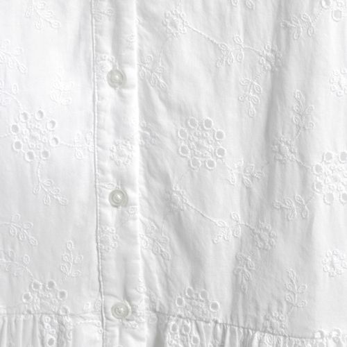 White Floral Eyelet