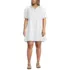 Women's Plus Size Elbow Sleeve Eyelet Knee Length Shirt Dress, Front