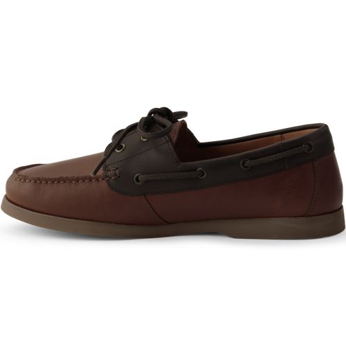  Lands' End Bootsschuhe Aus Leder, Herren, Größe:41 Regular, Braun, Leder, By Lands' End 