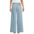 Women's Lightweight Denim Mid Rise Pleated Slouchy Jeans, Back