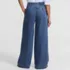 Women's Tall Lightweight Denim Mid Rise Pleated Slouchy Jeans, Back