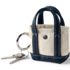 Mini Canvas Tote Charm, Front