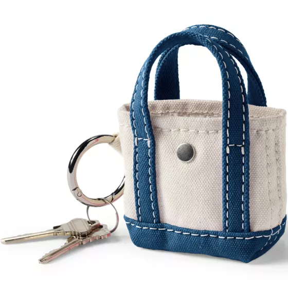 Micro Canvas Tote Charm - primary