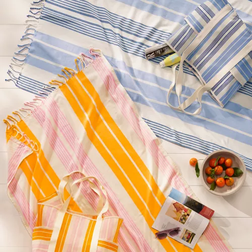 Coast Clear Sand Resistant Turkish Cotton Beach Towel, alternative image