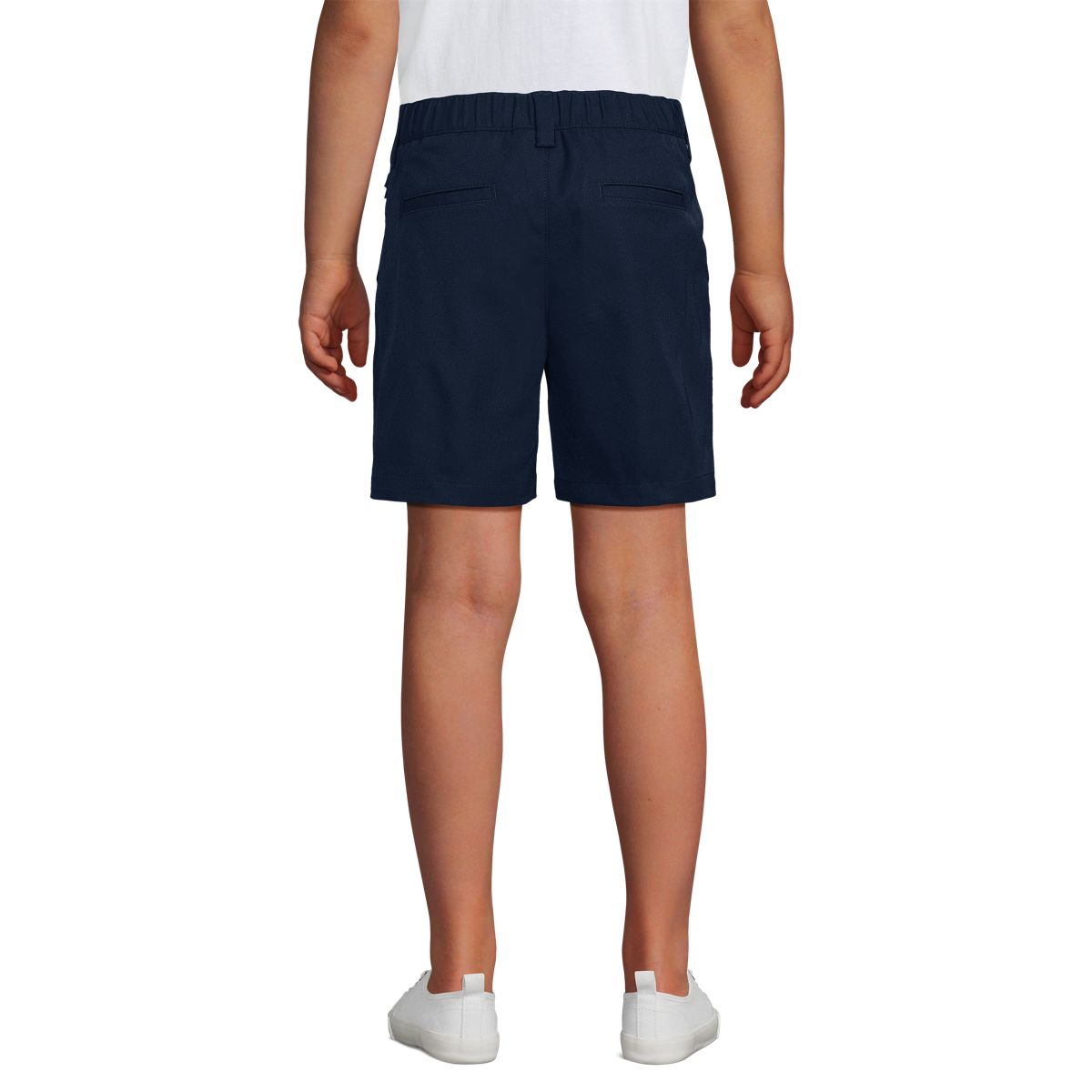 School Uniform Boys Active Performance Chino Shorts Above the Knee
