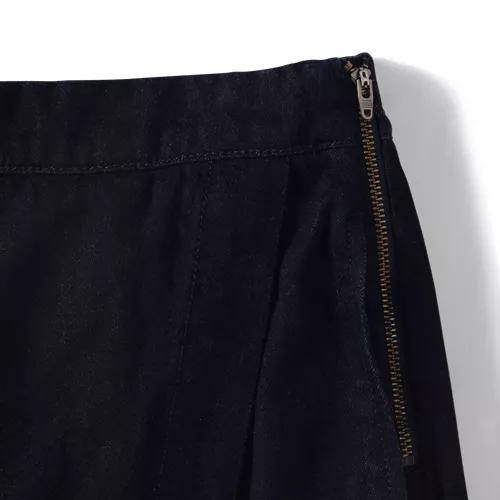 Women's Plus Size Lightweight Denim Above the Knee Skort, alternative image