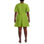 Women's Linen Above the Knee Puff Sleeve Dress