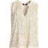 Women's Linen Blend Notch Neck Swing Tank Top, alternative image