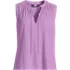 Women's Linen Blend Notch Neck Swing Tank Top, alternative image