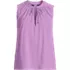 Women's Linen Blend Notch Neck Swing Tank Top, Front