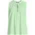 Women's Linen Blend Notch Neck Swing Tank Top, Front