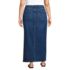 Women's Plus Size Soft Denim Maxi Skirt, Back
