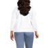 Women's Plus Size Lightweight Jersey Button Pintuck Top, Back