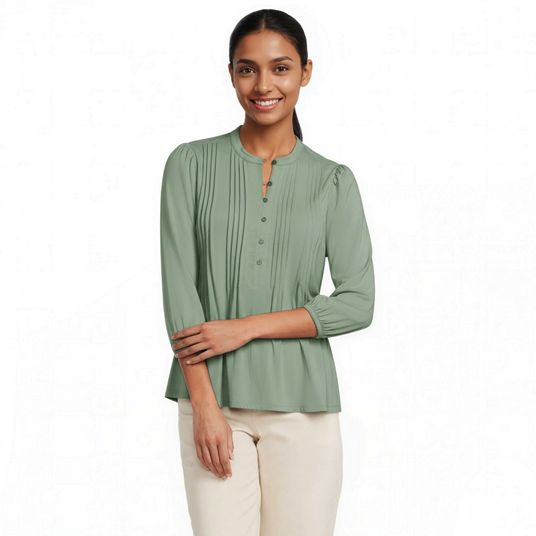 slim fit dress slacks Emerald Green Floral Long Sleeve Shirt Women, Button Up Ladies Blouse Print Buttoned Down Collared Xs / White