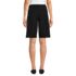 Women's Linen Blend High Rise Pintuck 12" Bermuda Shorts, Back