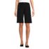 Women's Linen Blend High Rise Pintuck 12" Bermuda Shorts, Front