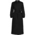 Women's Linen Long Sleeve Midi Shirt Dress, Front