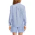 Women's Linen Long Sleeve Feminine Shirt, Back