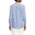 Women's Petite Linen Long Sleeve Feminine Shirt, Back