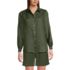 Women's Linen Long Sleeve Feminine Shirt, Front