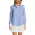 Women's Petite Linen Long Sleeve Feminine Shirt, Front