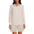 Women's Linen Long Sleeve Feminine Shirt, Front