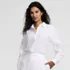 Women's Linen Long Sleeve Feminine Shirt, alternative image