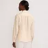 Women's Linen Long Sleeve Feminine Shirt, Back