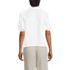 Women's Linen Puff Sleeve Button Front Shirt, Back
