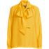 Women's Long Sleeve Bow Blouse, Front