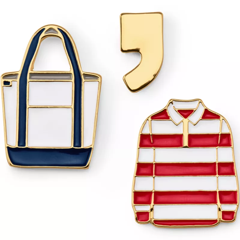 Bag Pin Set, Front